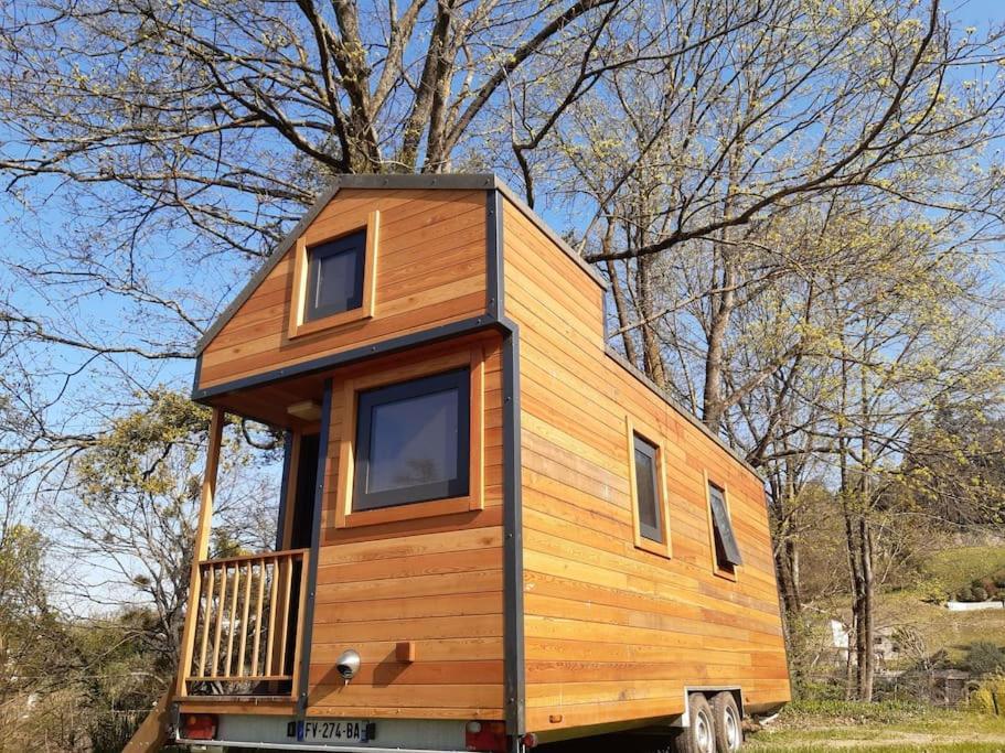 Micro Maison Bois / Tiny House Au Calme Crest Luaran gambar