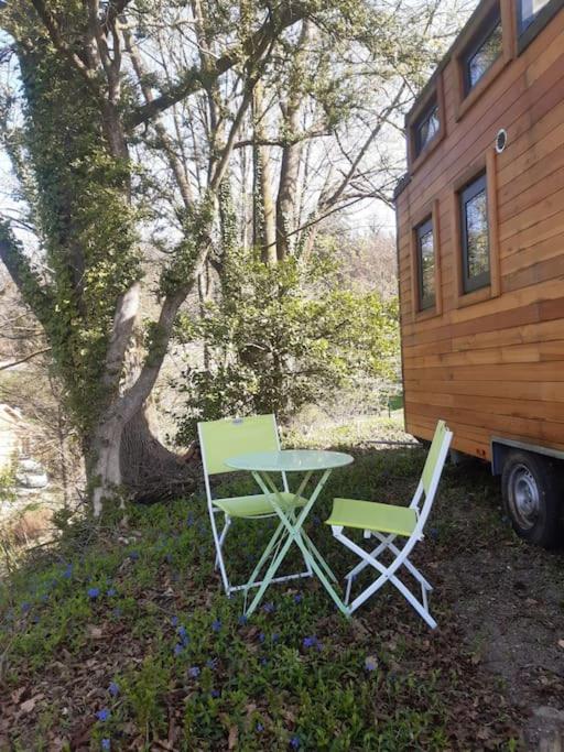 Micro Maison Bois / Tiny House Au Calme Crest Luaran gambar