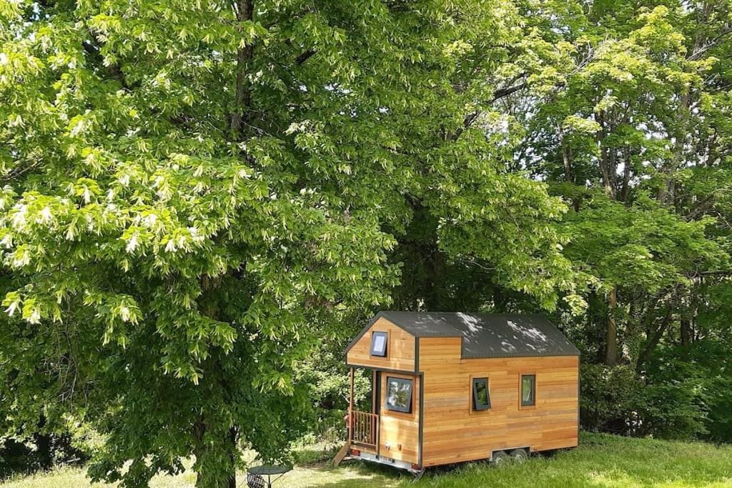 Micro Maison Bois / Tiny House Au Calme Crest Luaran gambar